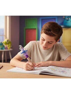 Boo from Monster Inc.-Inspired Decorative Pen with Glitter Handle & 3D Design -